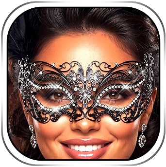Campsis Women Masquerade Mask Black Masquerade Ball Mask Rhinestone Party Masks for Women