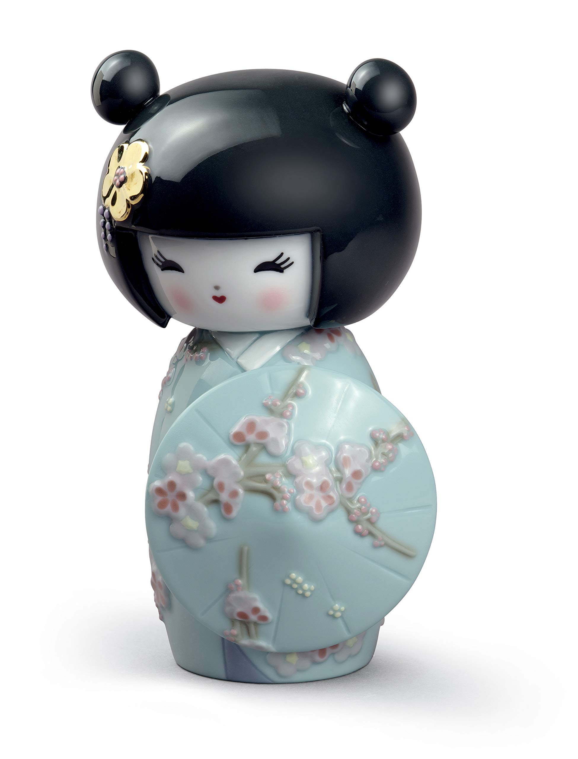 Amazon.co.jp: LLADRo' こけしIIの置物 磁器こけし フィギュア