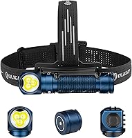 Vista 11 de OLIGHT Perun 3 - Linterna frontal recargable, 3000 lúmenes LED con luz roja, lámpara frontal impermeable con diadema para campamento al aire libre