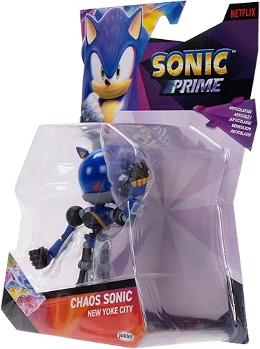 Miniatura 9 de Sonic The Hedgehog Prime - Figura de acción del Chaos Chaos Council de 5 pulgadas, 13 puntos de articulaciones. A partir de 3 años (con licencia