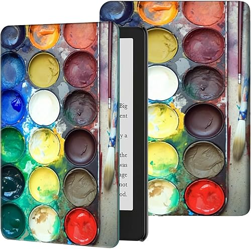 Vista 175 de Funda para Kindle de 6 pulgadas (11.ª generación, versión 2024/2022) delgada de piel sintética, ajustable, multiángulo, Smart Shell con función