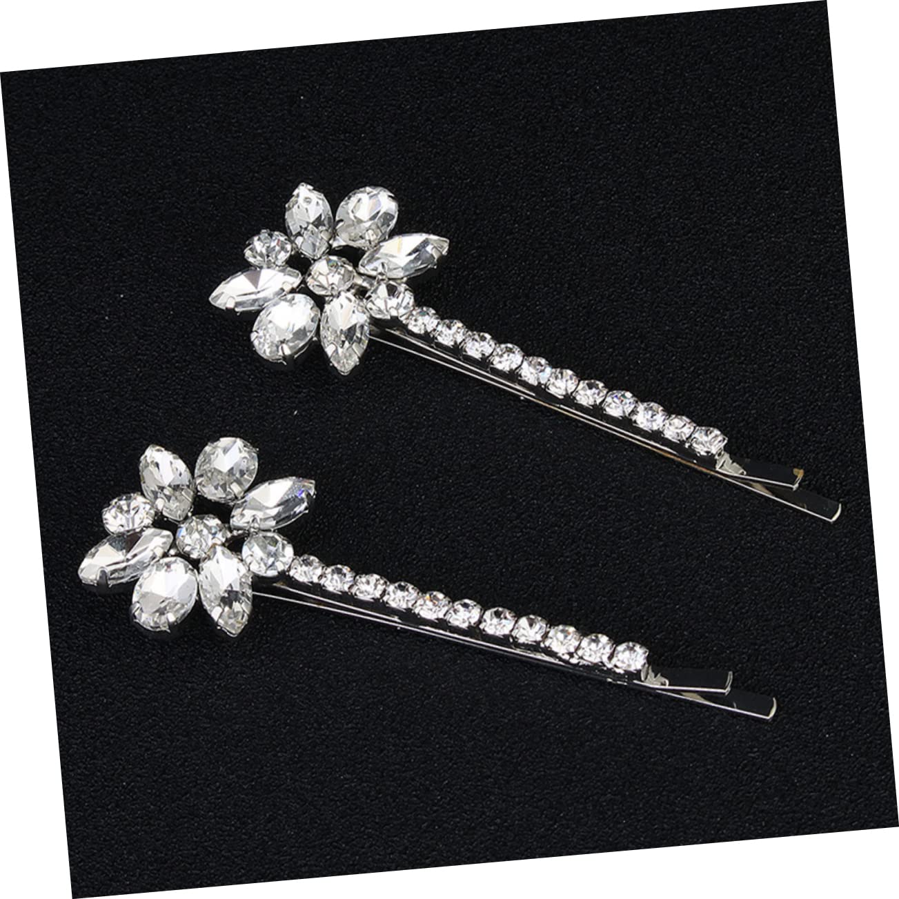 Healeved 10paare Rhinestone Haarnadeln Für Frauen Blüten-haarspangen Hochzeits-haaraccessoires Glänzende Haarklammern Für Besondere Anlässe Elegant Und Charmant Für Fotos Und Feiern