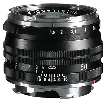 レンズ(単焦点) Voigtlander NOKTON 50mm F1.5 II VM MC Amazon.co.jp: Voigtlander ヴィンテージライン 50mm f1.5 II