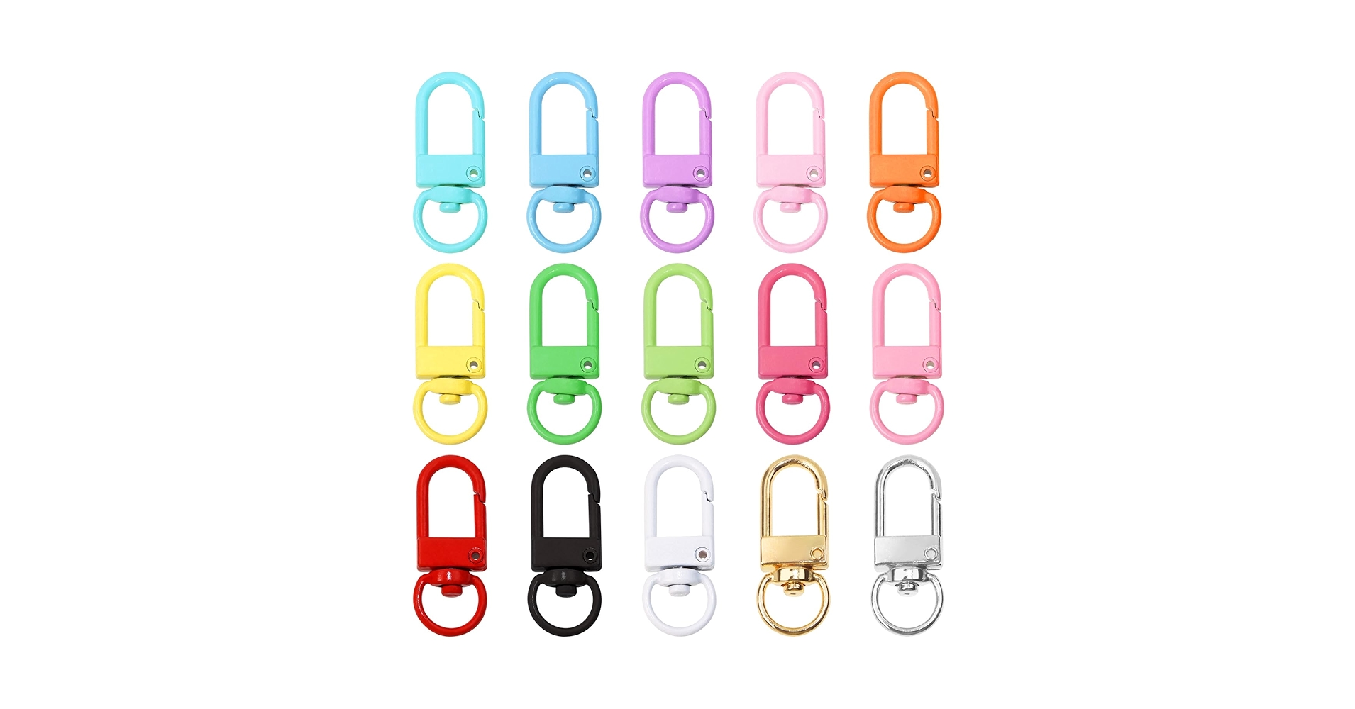 Amazon.com: Tupalizy 45PCS Small Metal Lobster Claw Clasps Lanyard