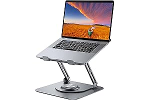 Adjustable Rotating Laptop Stand for Desk Collaborative Work