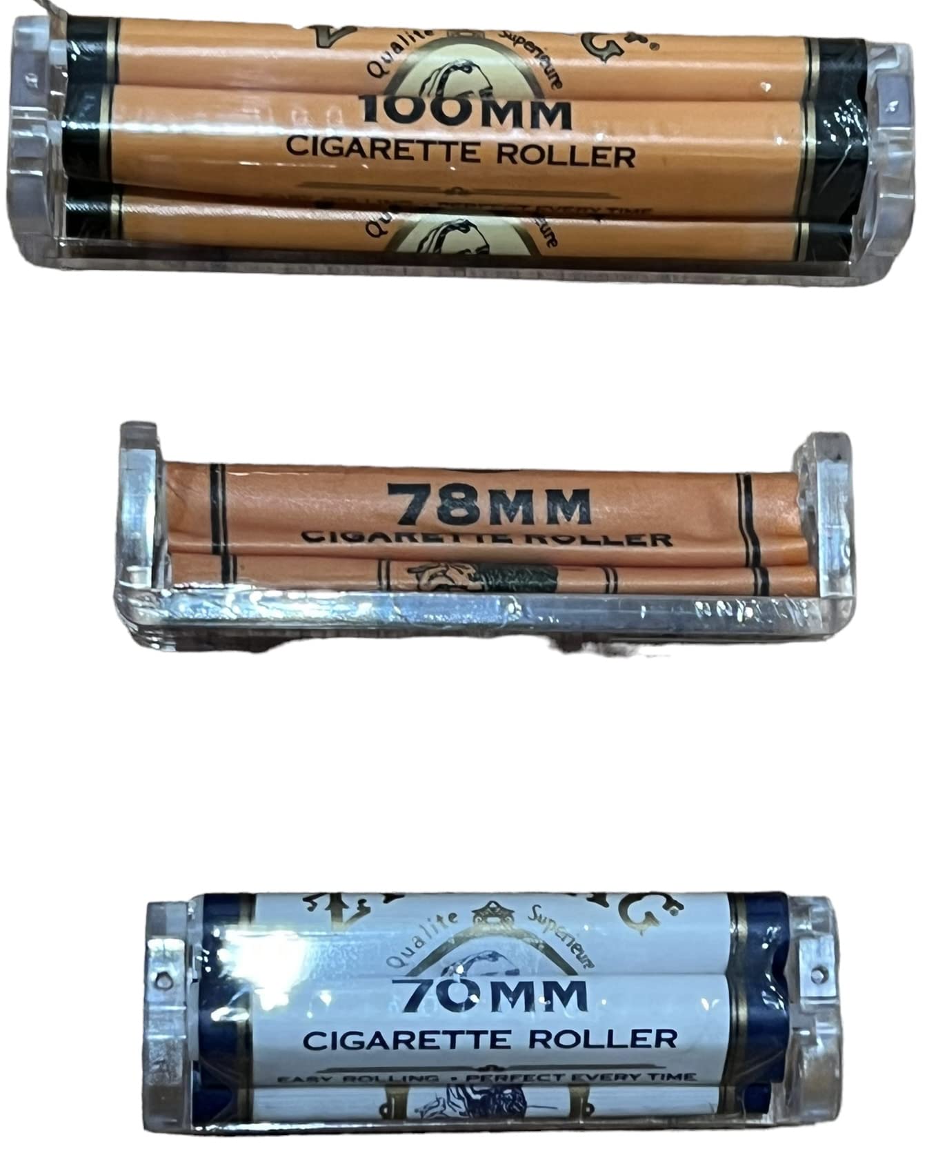 RSV Zig Zag Rolling Machine Combo Pack 70mm, 78mm and 100mm + Scoop Card