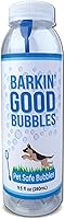 Vista 1 de Barkin' Good Bubbles - Juguete para perro, 9.5 onzas líquidas, solución natural de burbujas con aroma a tocino a base de plantas, ideal para jugar