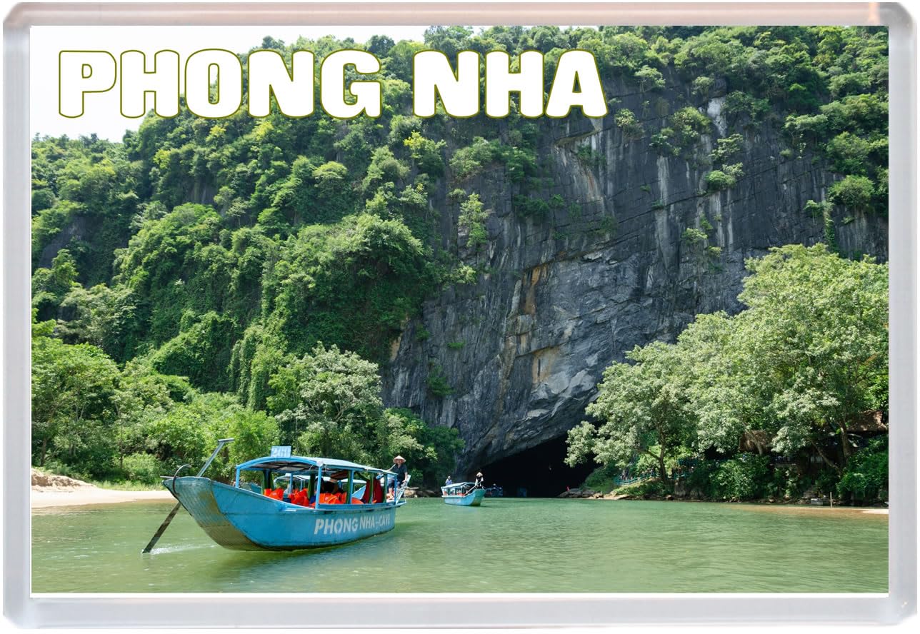 Baked Bean Store Multicolor Phong Nha - Vietnam - Jumbo Fridge Magnet 96 X 67Mm Bbsfhm1587
