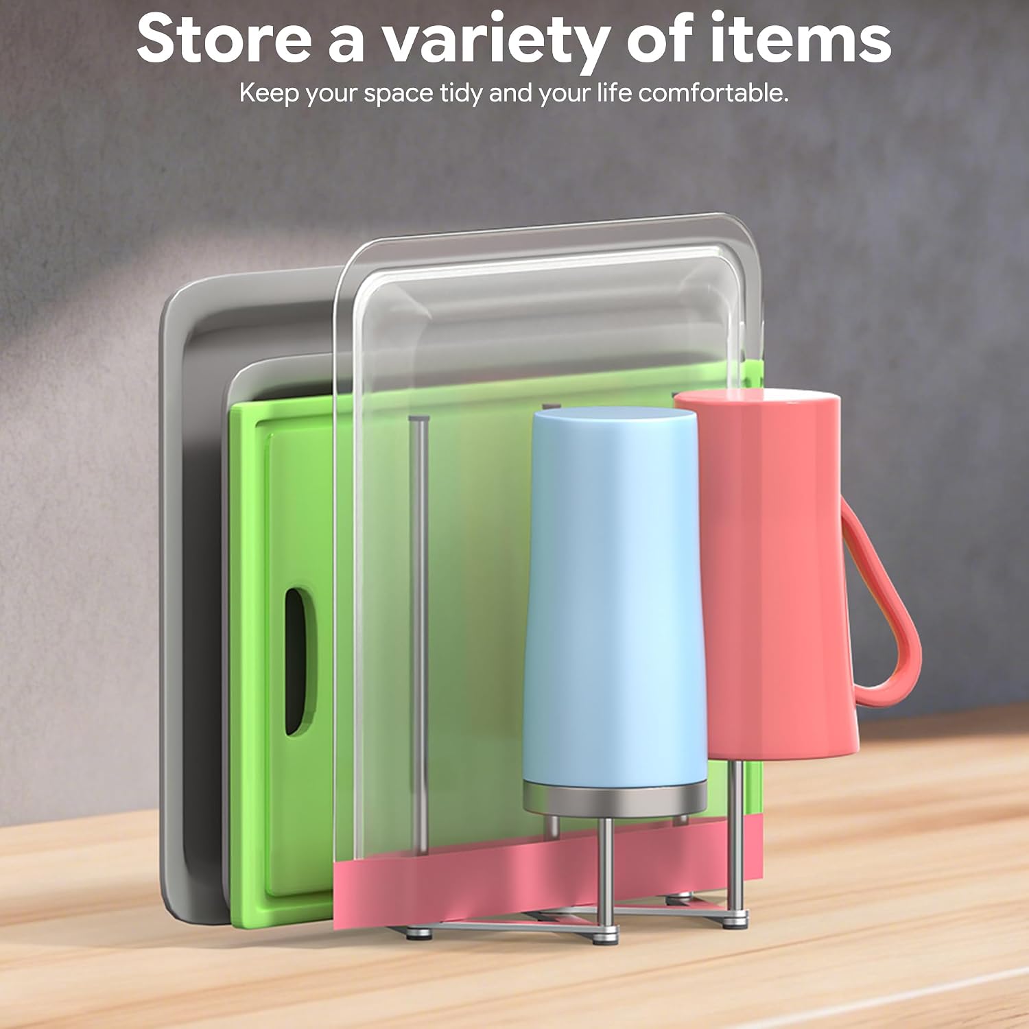 Collapsible Bottle Drying Rack, Baby Bottle Drying Rack, Foldable Cup Draining Holder, Retractable Reusable Silicone Bag Dryer with Non-Slip Bottom