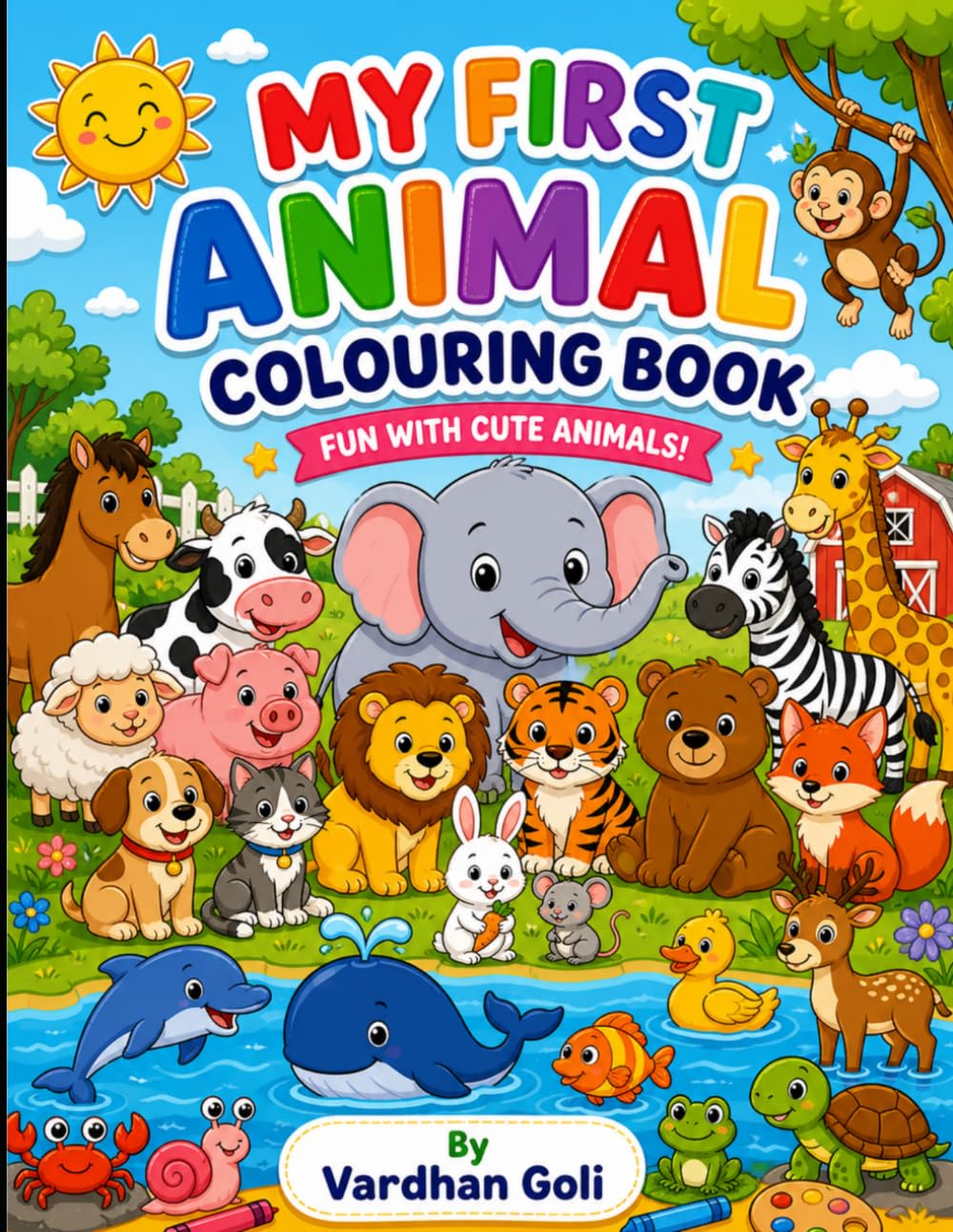 My First Animal Colouring Book