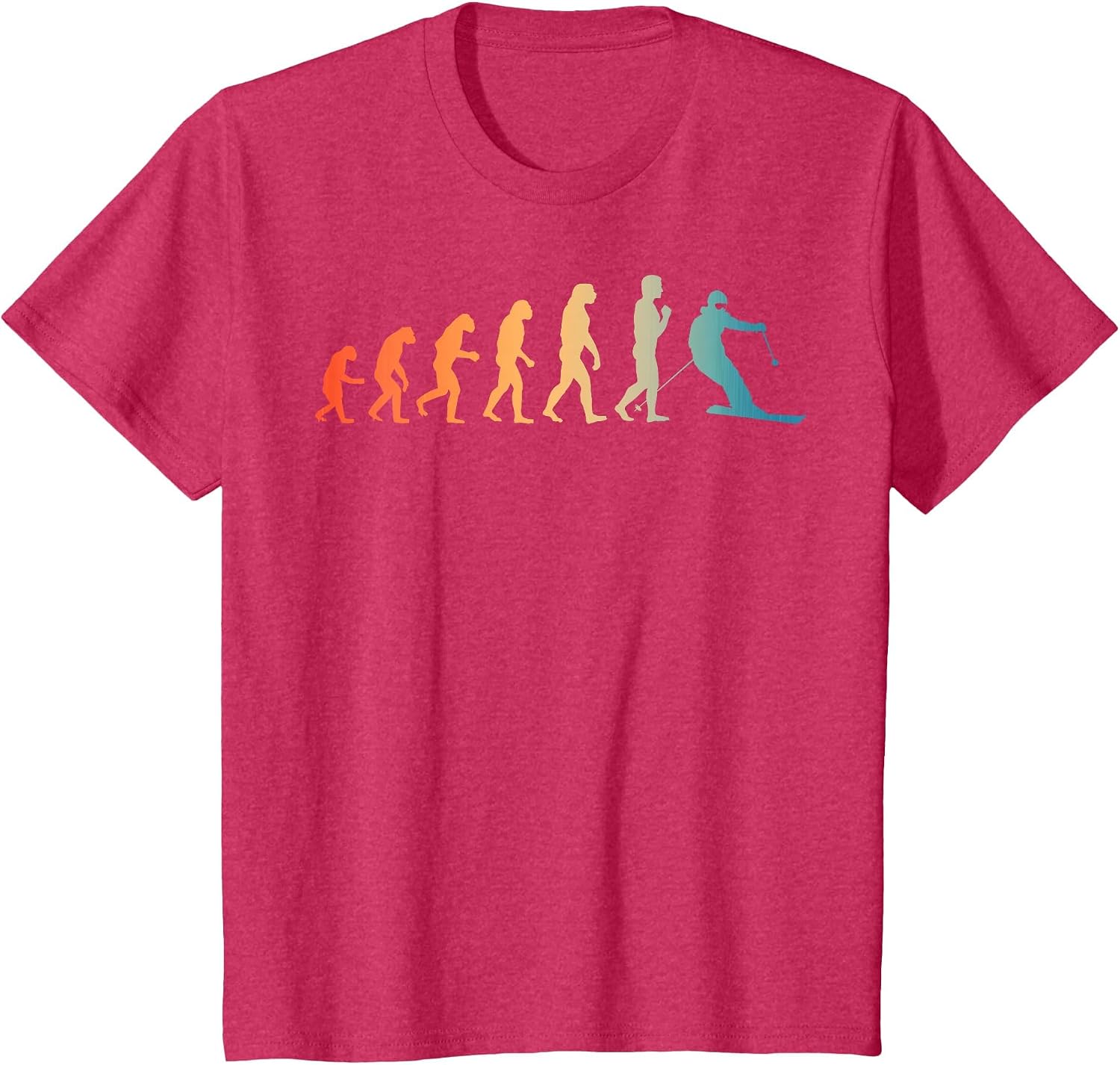 Cool Skiing Art for Men Women Skiing Themed Ski Lover Skier T-Shirt