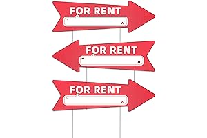 Double Sided For Rent Signs with Stakes