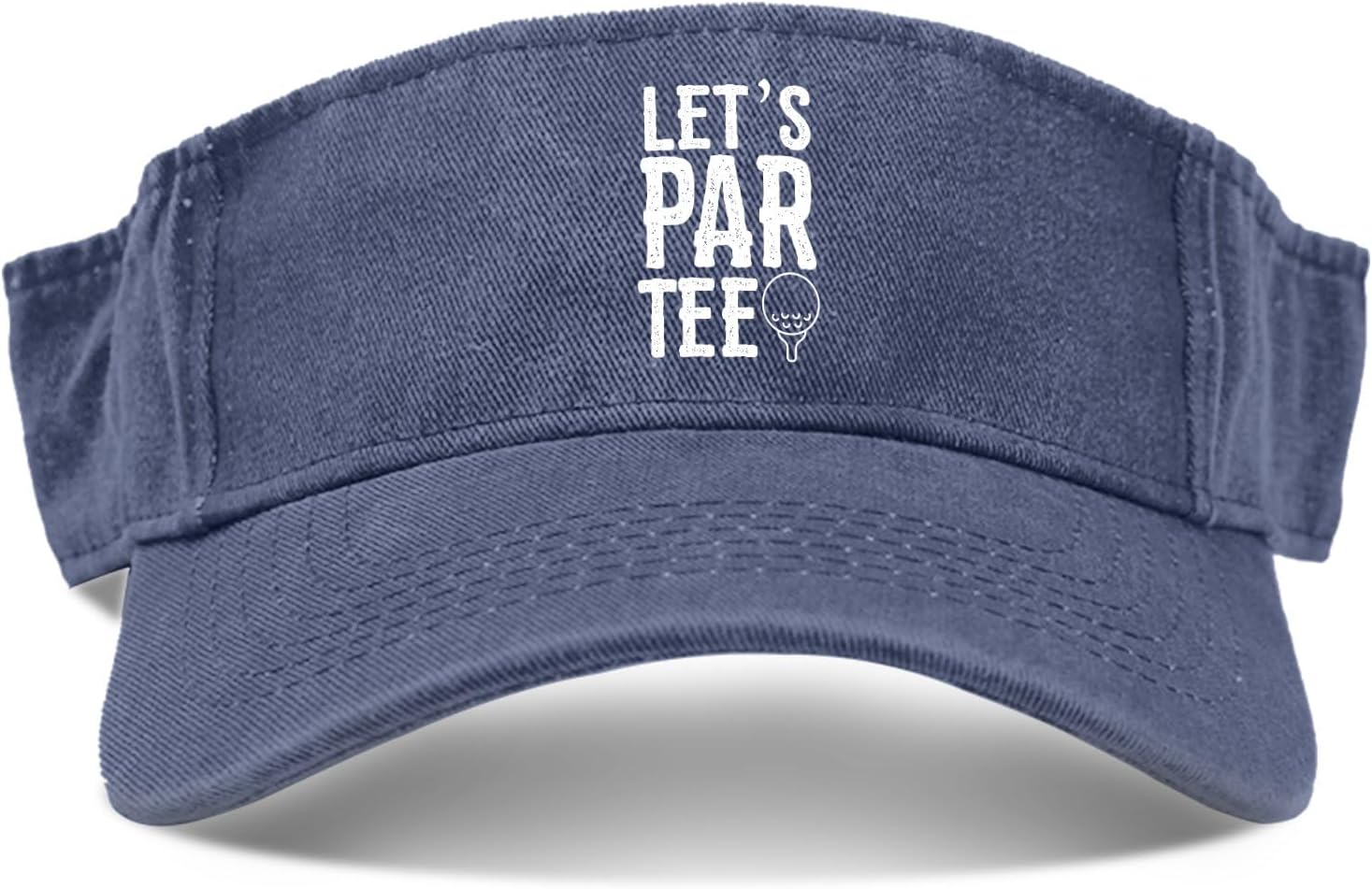 Let's par tee Funny Golf Hats Visor Hat for Adult Ponytail Hat Uv Protection Baseball Caps