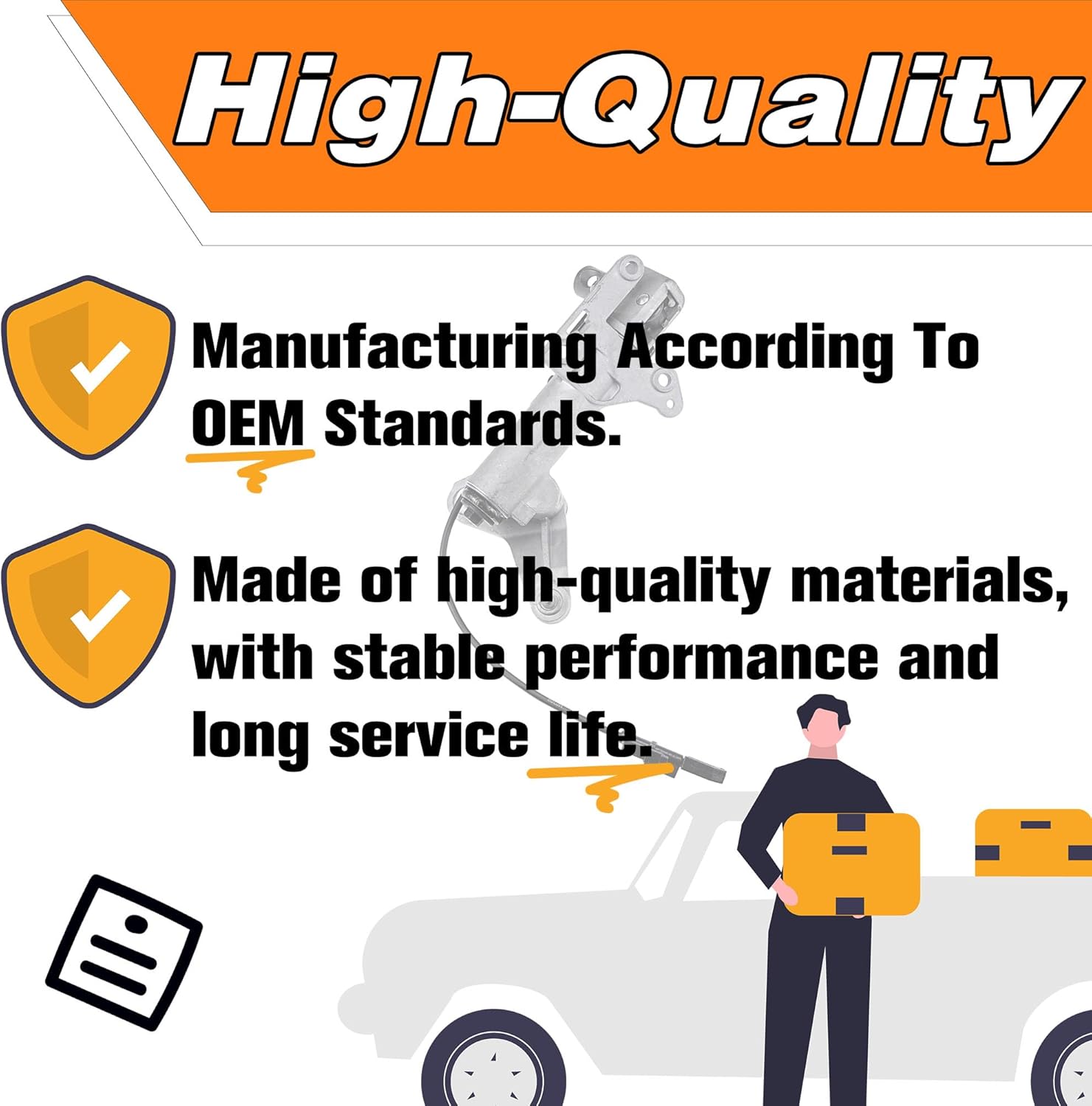 Steering Column Shift Mechanism Compatible with Chevy Blazer Silverado Suburban Tahoe GMC Jimmy Sierra Yukon Cadillac Escalade 1998-2007, Replaces# 19149553 19180082 905-120