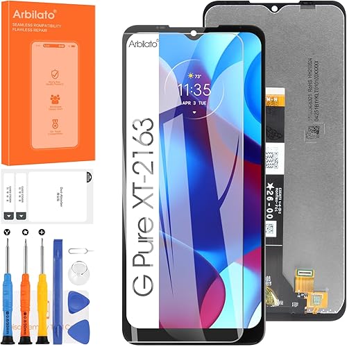 Pantalla para Motorola Moto G Pure Reemplazo de pantalla para Moto XT2163 Pantalla LCD XT-2163-4, XT2163-4, XT2163DL Pantalla táctil Digitalizador