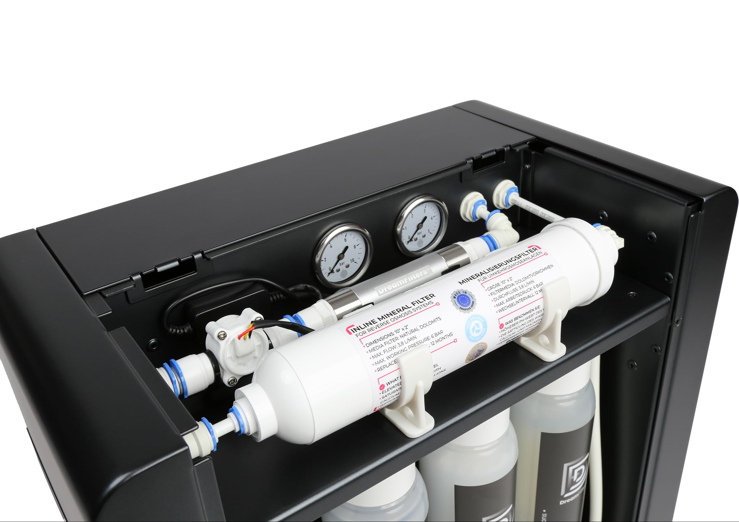 Aqua Family LED UV-C Smart - Sistema de filtro de ósmosis inversa, filtro de agua para el hogar con módulo UV-C