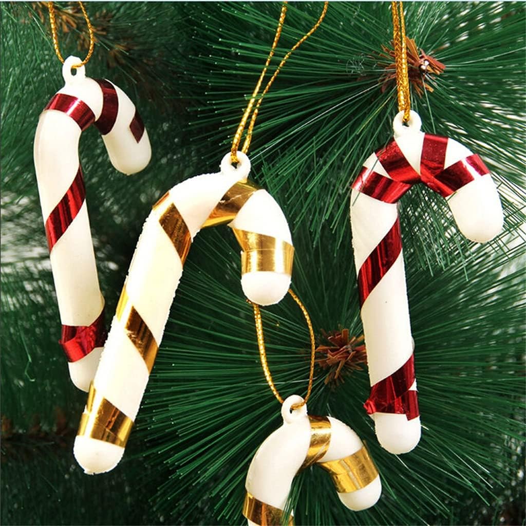 12pcs Candy Cane Xmas Tree Hanging Ornaments Home Party Decoration Home Decor Christmas (Color : A, Size : 7.5cm) (C 7.5cm)