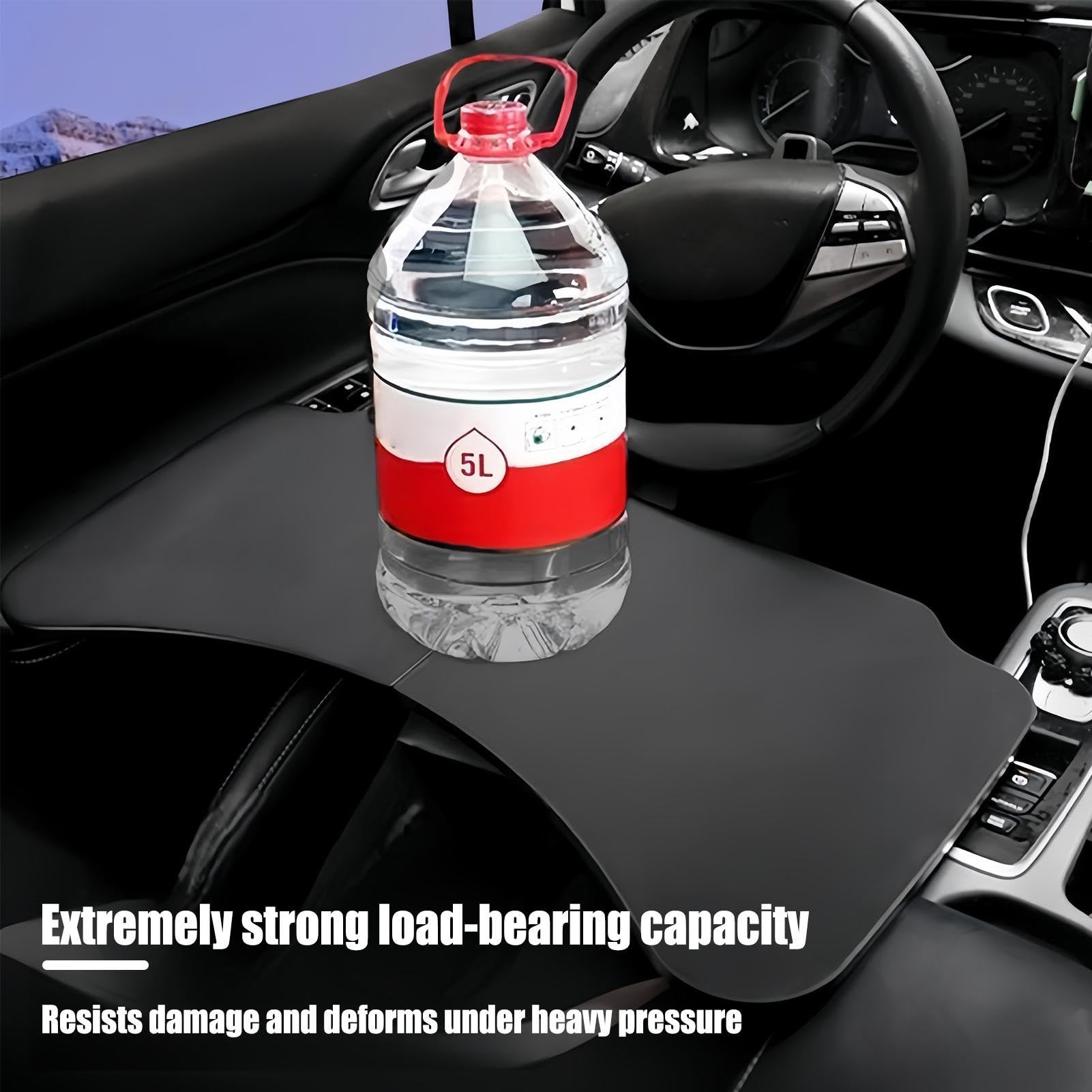 tisch Tragbarer faltbarer Organizer-Halter für unterwegs | Speisenablage für Snack Mittagessen Auto LKW SUV Van Reisen Outdoor Roadtrip Camping Picknick Essen Arbeit Fahrer