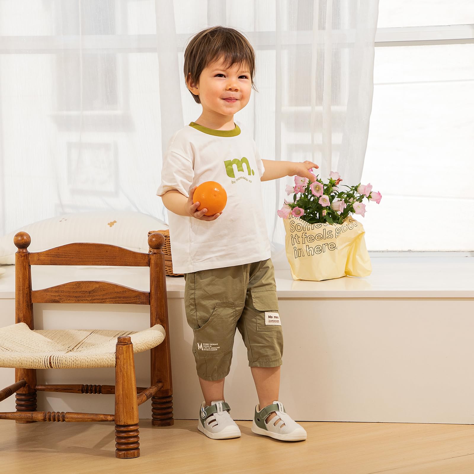 MK MATT KEELY Sandali Neonato Estive Scarpe Primi Passi Traspirante Bambino Sandali Punta Chiusa con Suole Gomma Antiscivolo