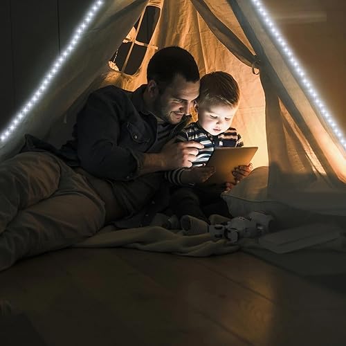 Miniatura 10 de Cuerda de luces solares impermeables para exteriores, 39 pies, 100 luces LED para exteriores, tubo de PVC transparente, 8 modos de luces elásticas