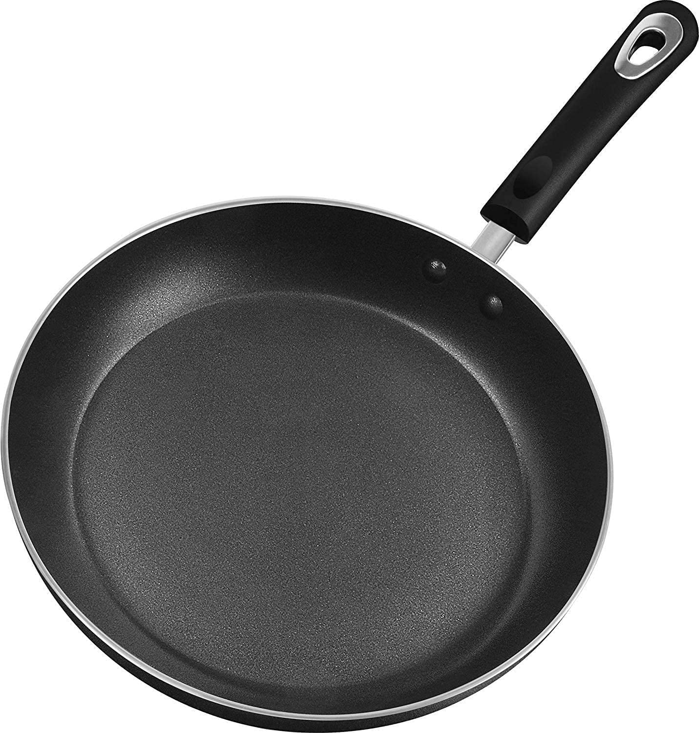 KICHLYNonstick Frying Pan 11 Inch (28 cm) - Scratch Resistant Body Made of Aluminum Alloy with Induction Bottom - Riveted Handle
