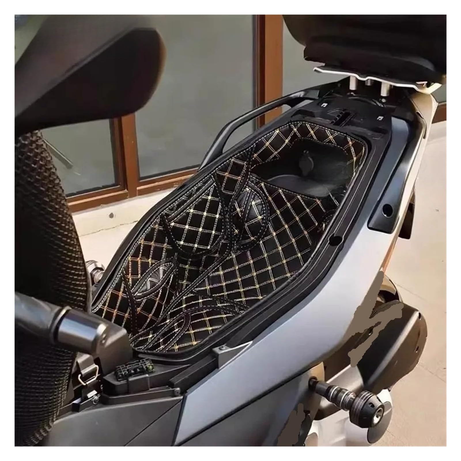 Rivestimento interno bauletto moto Per SRGT200 SRMAX250 | Imbottitura per sedile modifica moto, scatola portaoggetti per valigia, fodera protettiva per sedile