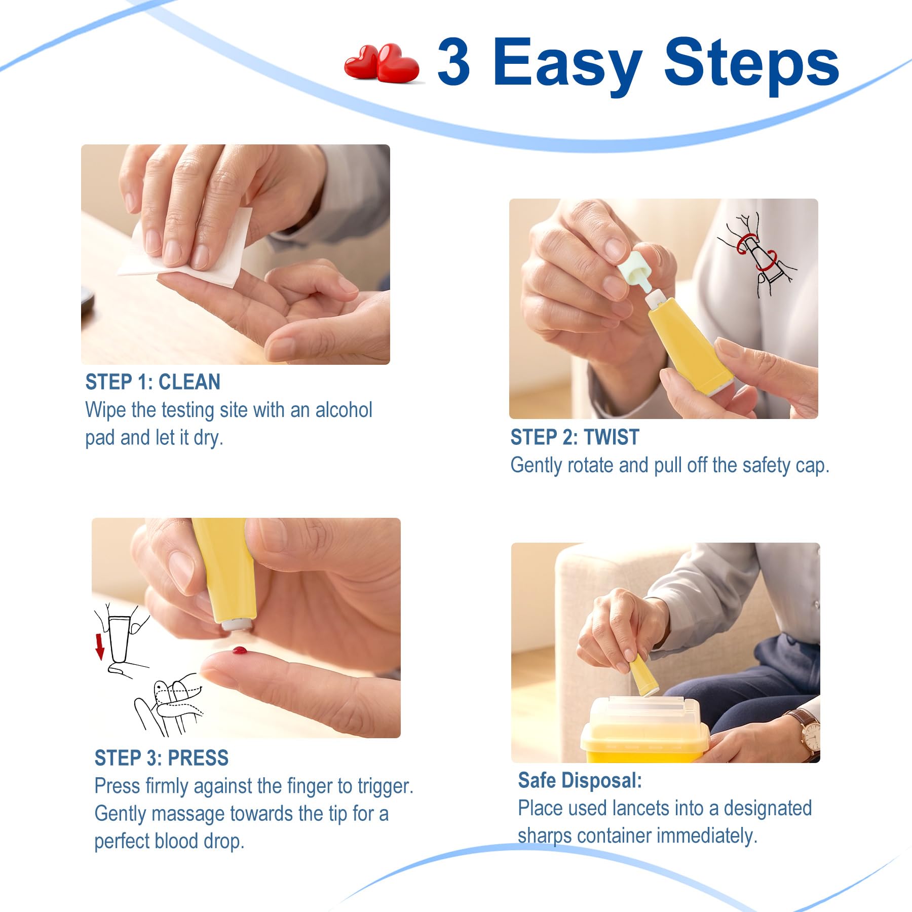 MbH Aktivsafe Lancets - Sterile Safety Needles -5