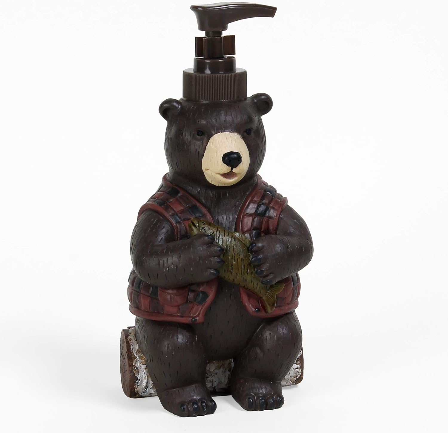 SKL Home Yellowstone Sundance Soap Dispenser, Brown
