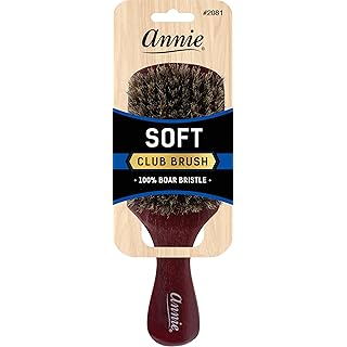 soft club 100% pure BOAR BRISTLE WAVE HAIR BRUSH durag MAN