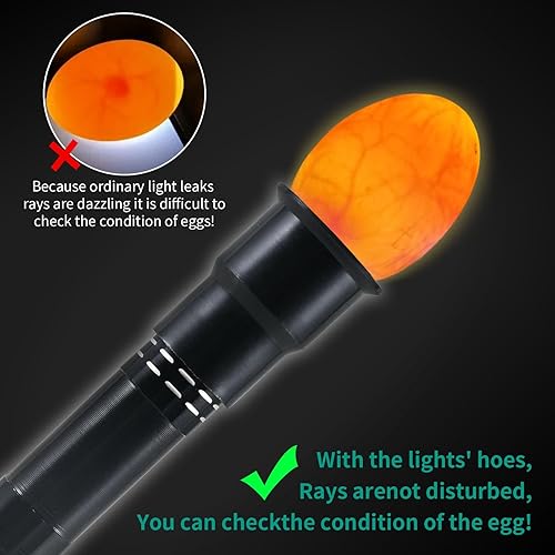 Miniatura 2 de Vela de huevo, probador de luz de vela para huevos de alta intensidad, vela de huevo para distinguir pollos fértiles, patos, huevos de codorniz