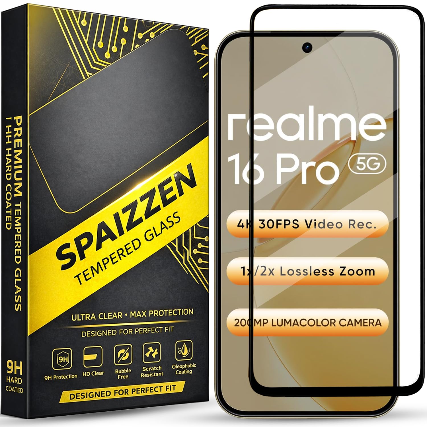 Military-Grade Tempered Glass Screen Protector Compatible for Samsung Galaxy A14 4G / A14 5G with Edge to Edge Coverage and Easy Self Installation kit — Amazon image 18