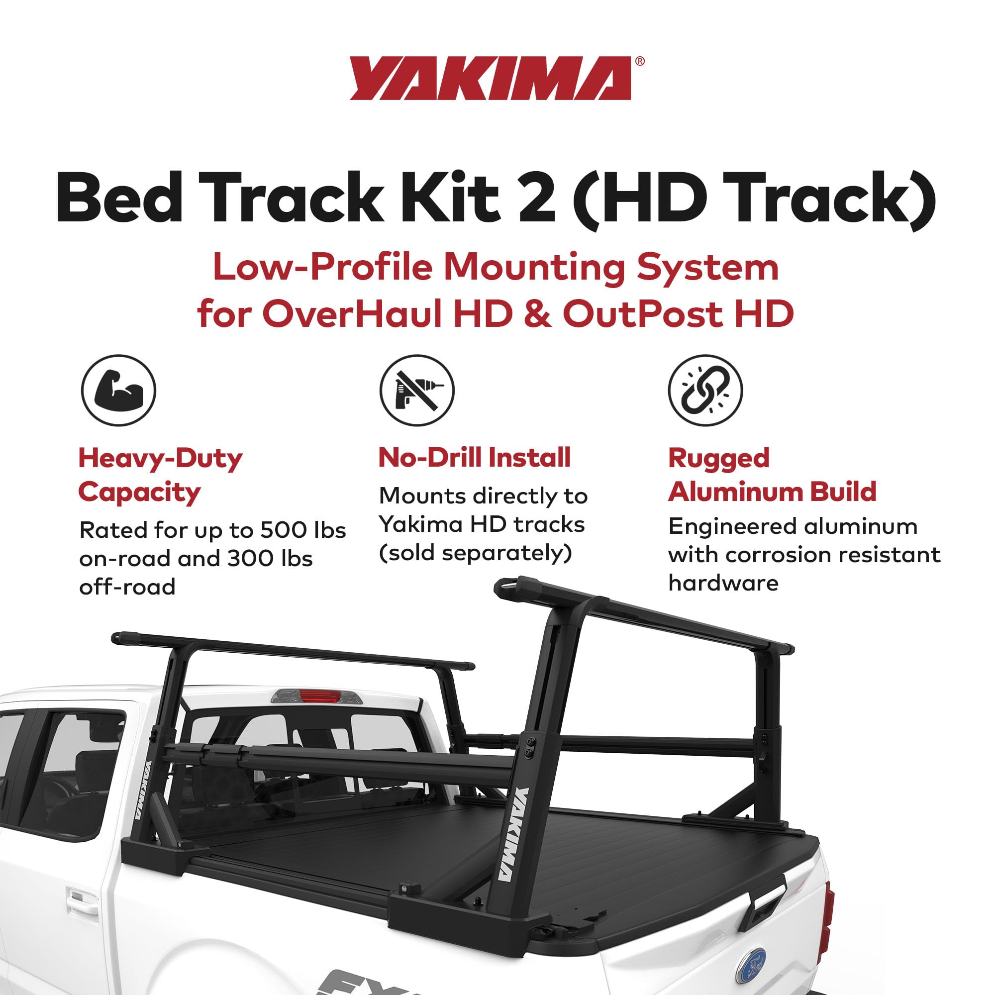 Amazon.com: YAKIMA Truck Bed Track HD Kit for OverHaul HD and