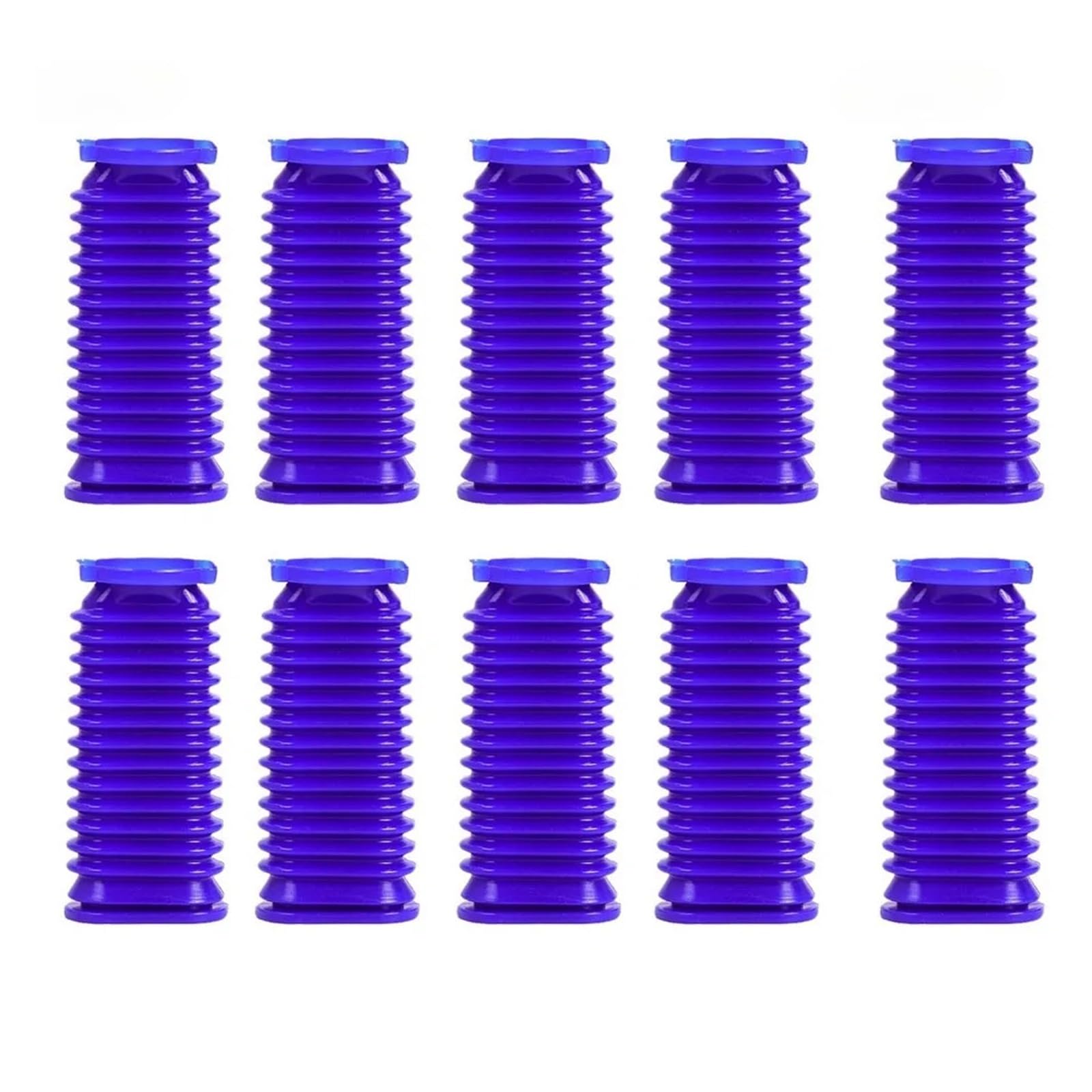 Lower Duct Hose Accessories，Compatible for Dyson，V7 V8 V10 V11 Vacuum Cleaner Soft Roller Flexible Soft Rubber Tube Drum Suction Hose Part(10PCS)