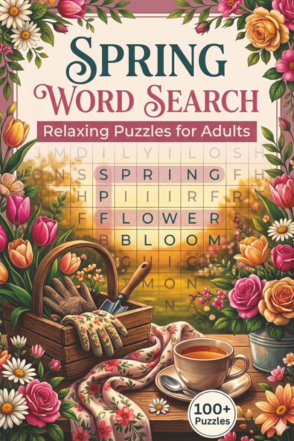Spring word search: Word Search for Relaxation & Anxiety Relief Boost Your Brain, Reduce Stress & Enjoy 100+ Calming Puzzles (6×9)