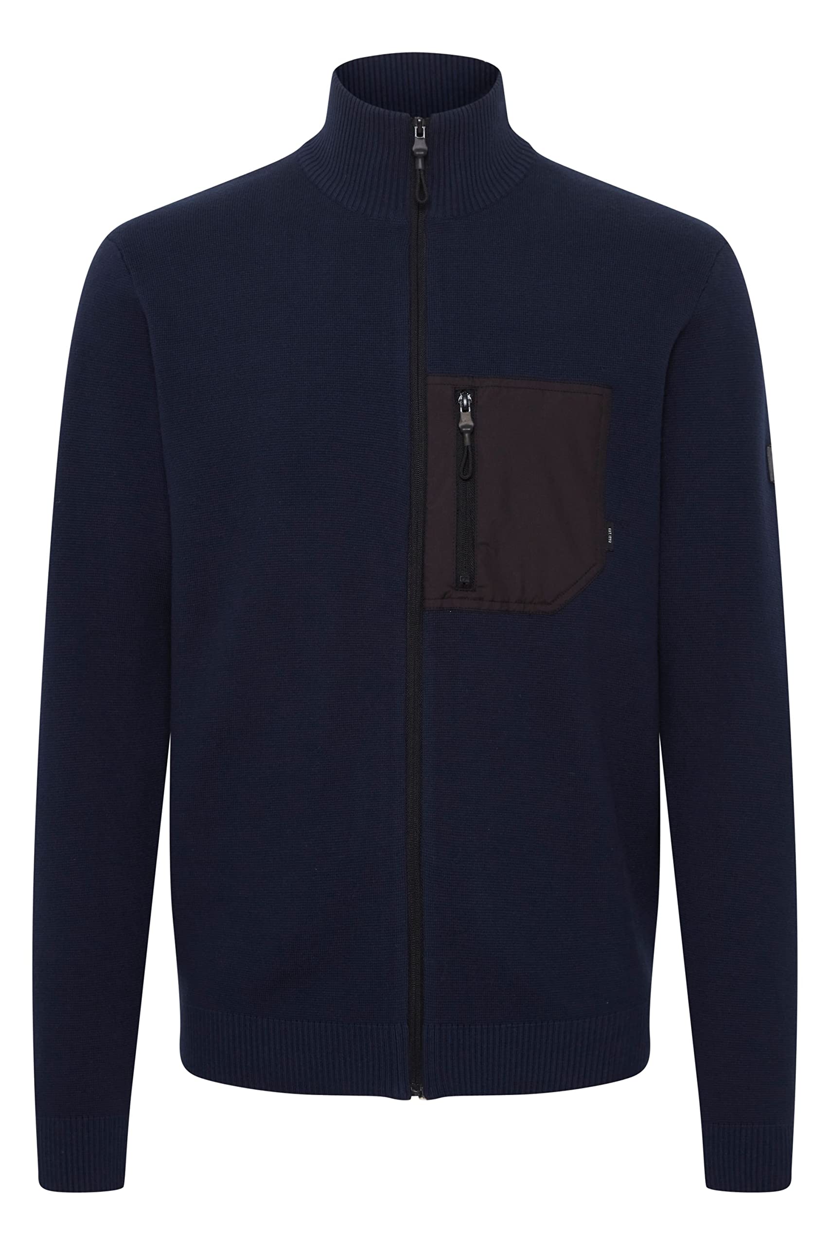 Indicode IDMedan 35660MM Men's Fine Knit Cardigan, Navy (400), L