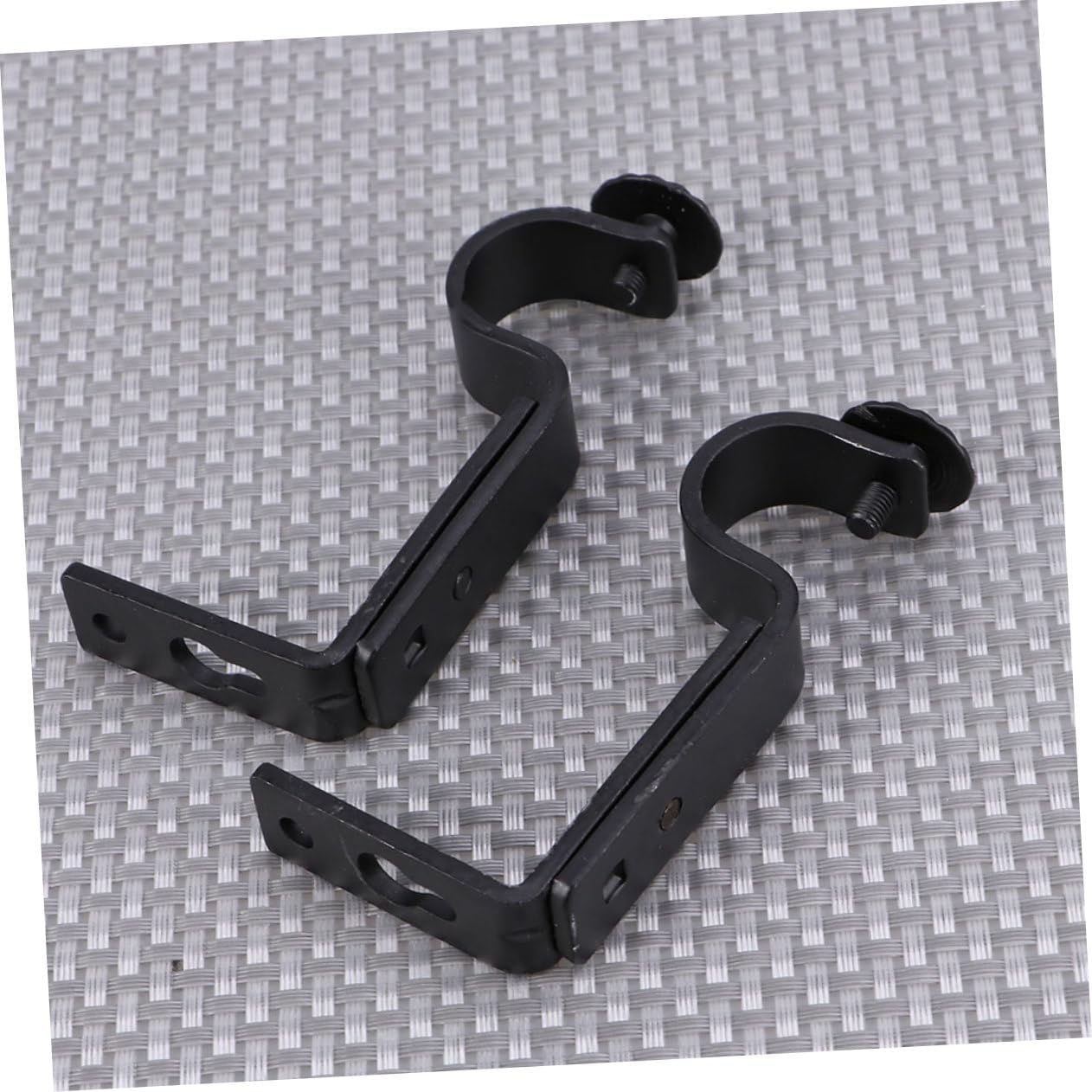 4set Adjustable Curtain Rod Brackets Extendable Holders for Easy Installation Stylish Design for Window Treatments and Elegant Support for Home Decor
