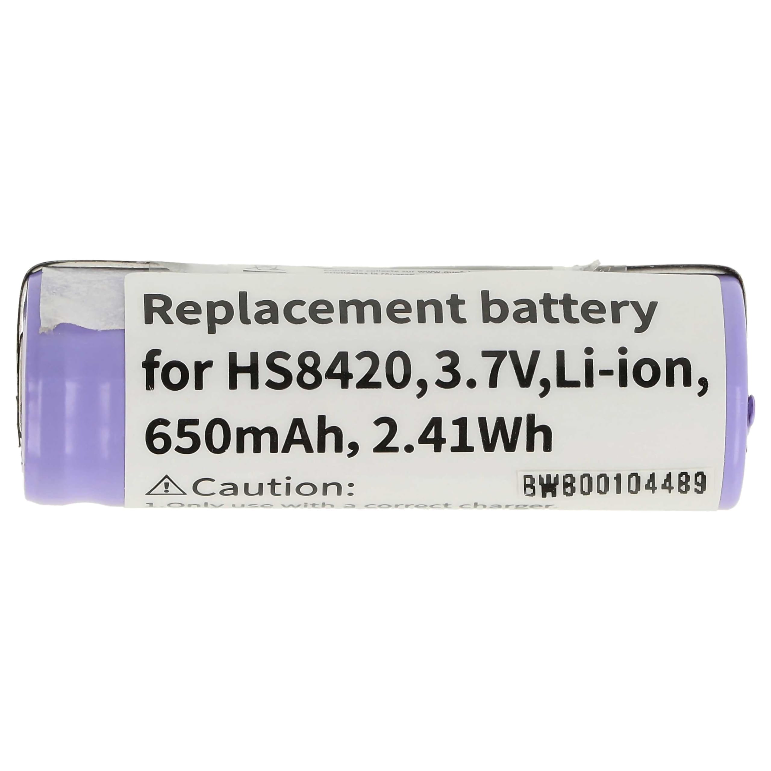 vhbw Akumulator zamienny do Philips KR112RRL, US14430VR do golarki do włosów (650 mAh, 3,7 V, litowo-jonowy)