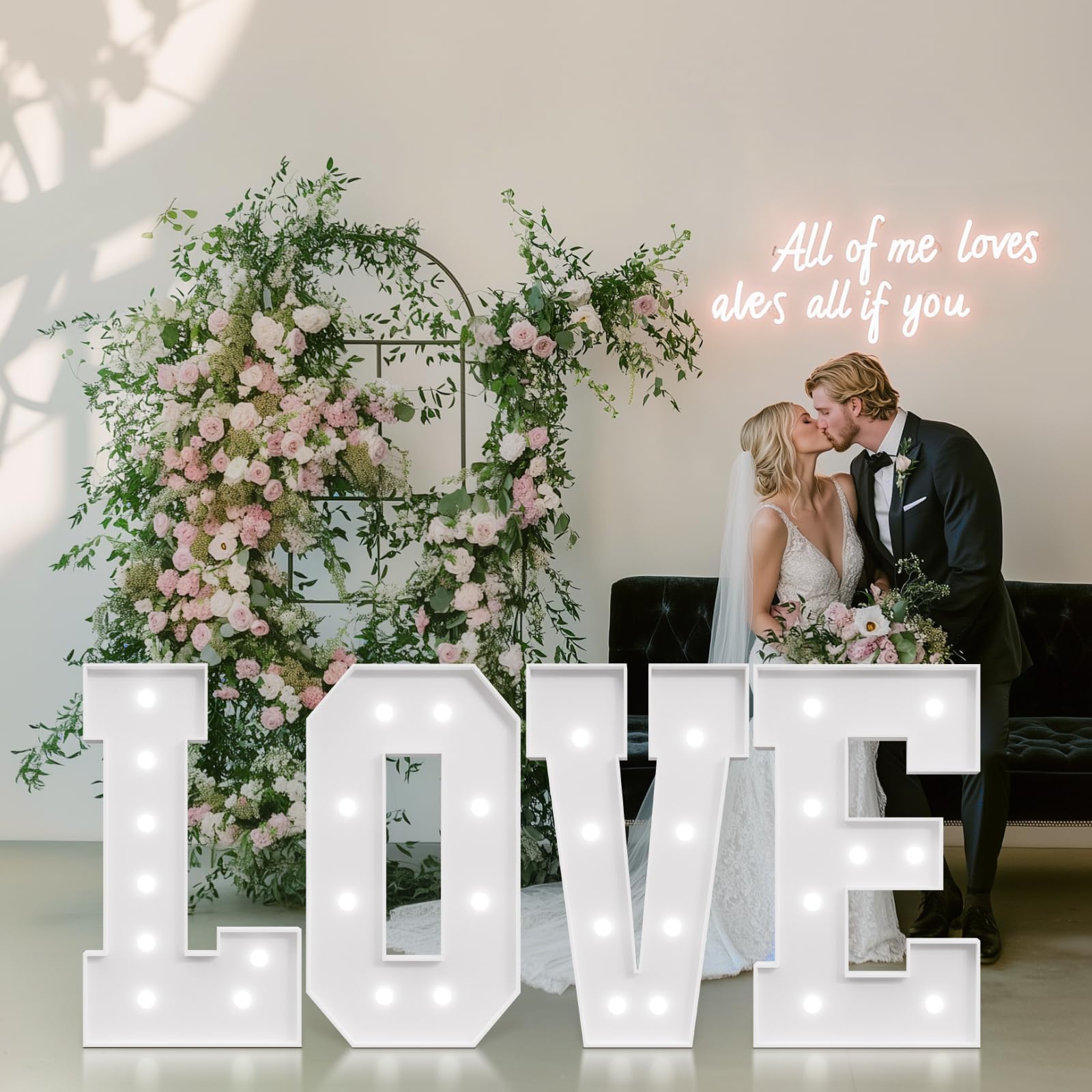 Namiot imprezowy świecące litery Q, zimna biel LED, gigantyczna mozaika, wstępnie wycięta gruba płyta piankowa do samodzielnego wykonania na urodziny, ukończenie szkoły, ślub, baby shower, imprezę