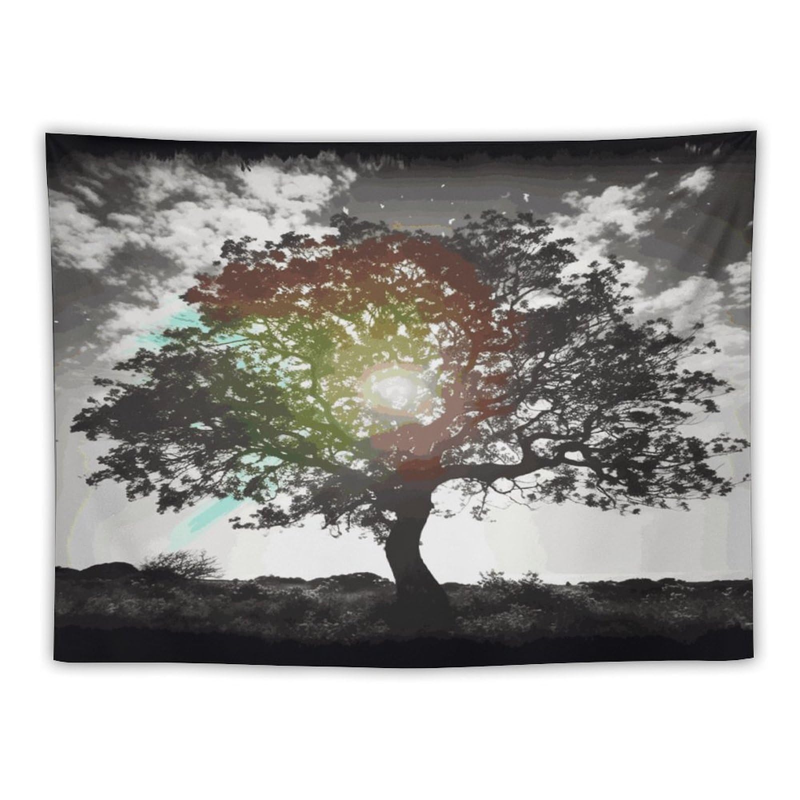 LDGSUPH Tree Art Tapestry Wall Hanging Decor Anti-fading Aesthetic Wall Tapestries Fashion Wall Blanket Decor Modern Wall Art Tapestry for Bedroom Home Decor 30"x40"