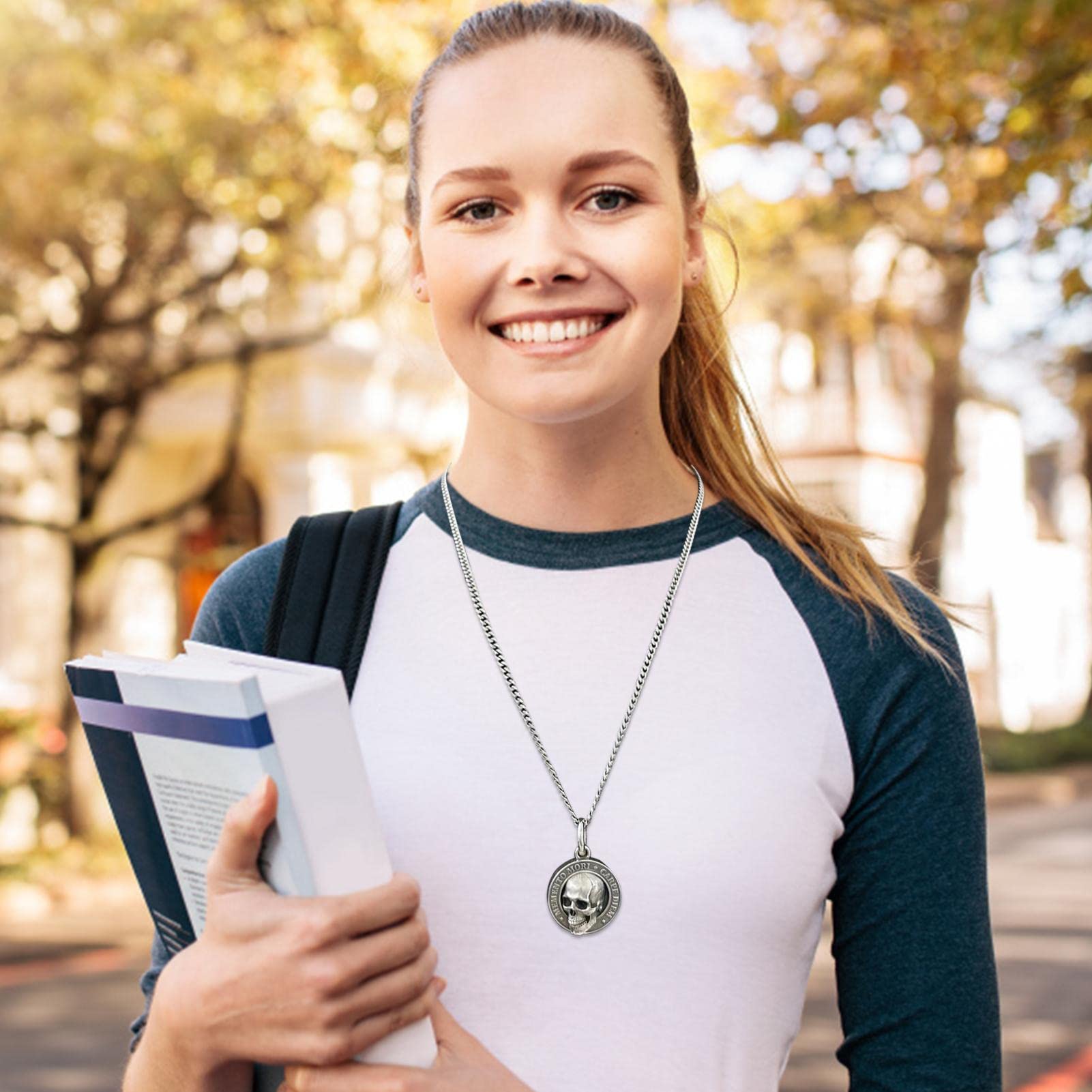 Pendentif Tête De Mort Argent By Art Caribe