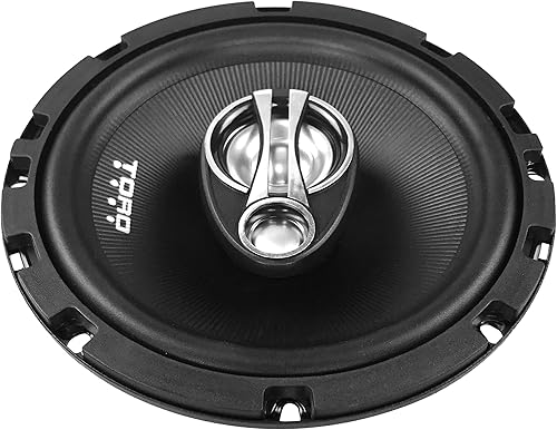 Miniatura 8 de TORO TECH  F6, 6.5 Inch 3-Way Coaxial Car Speaker Set - 120 Watt MAX  60 Watts RMS, Ferro Fluid Tweeters, 4 Ohm, 1 KSV Voice Coils. Two Speaker Set