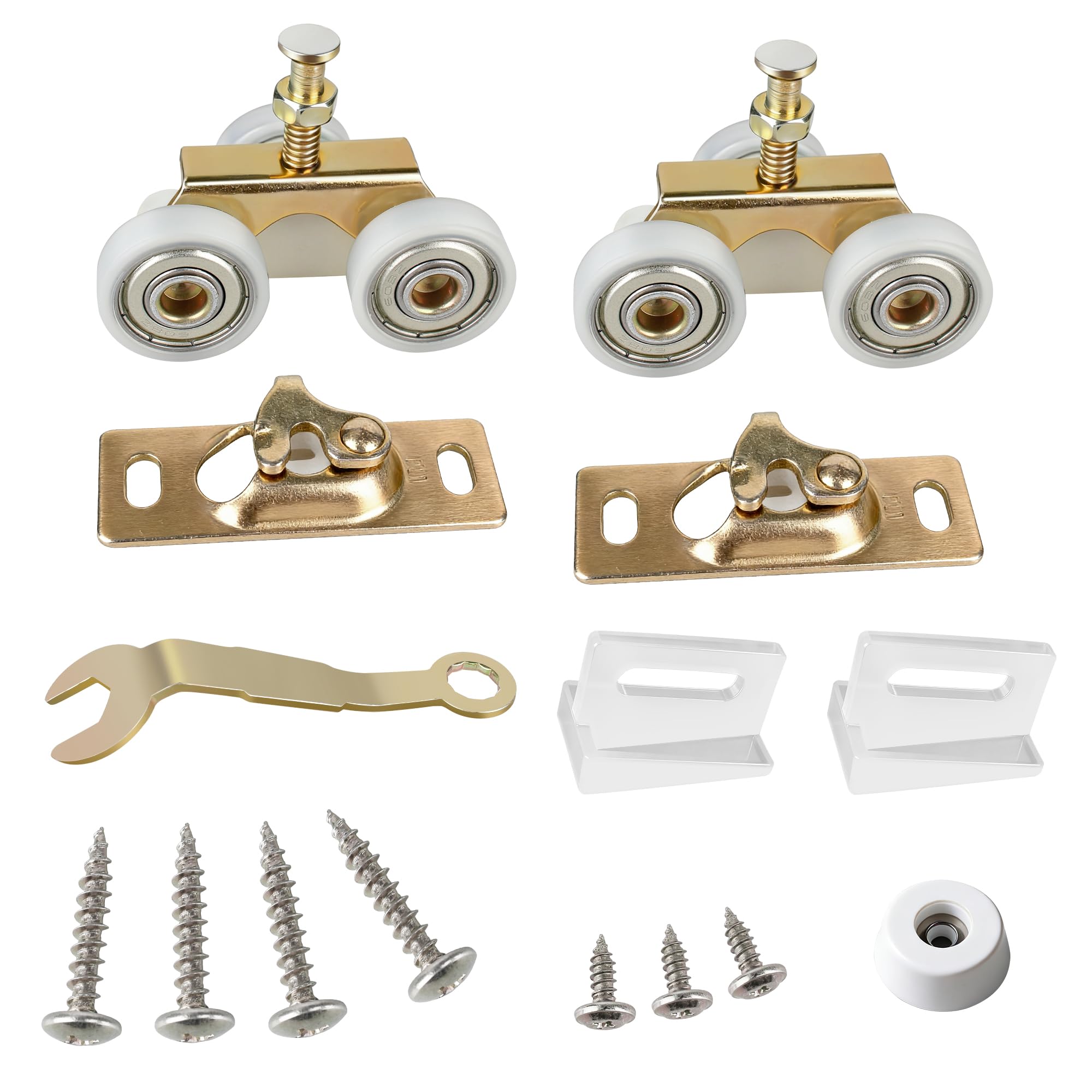 Sliding Pocket Door Rollers for Johnson #1125 &amp; #1500 Hardware Kit