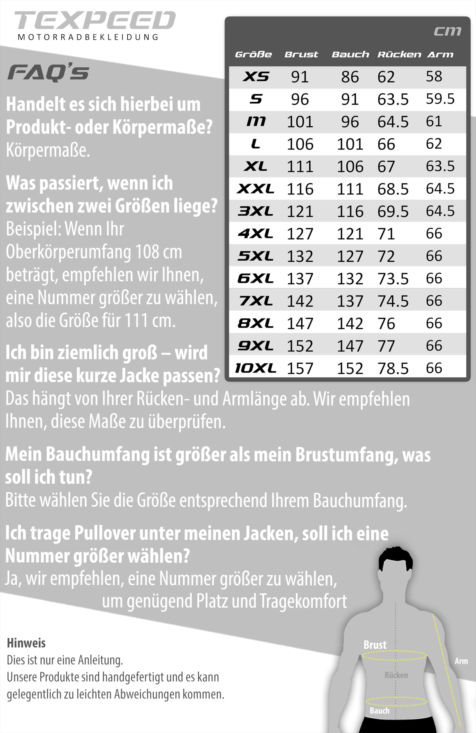 Texpeed Braun Motorrad lederjacke herren mit protektoren - Marlon Brando Retro Chopper Rockerjacke - Mit Original Biker Rüstung (EN 1621-1) Schutz L