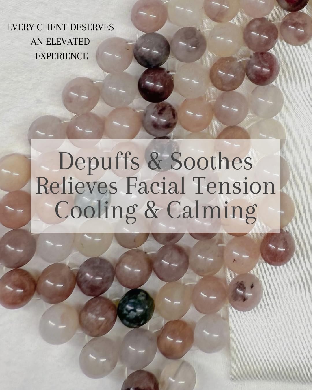Jade Facial Mask, Facial Cooling Mask with 100% Real Jade, Multi Color Hand Carved Stones, Esthetician Treatment Mask for Soothing, De-puffing, Relieveing Facial Tension.