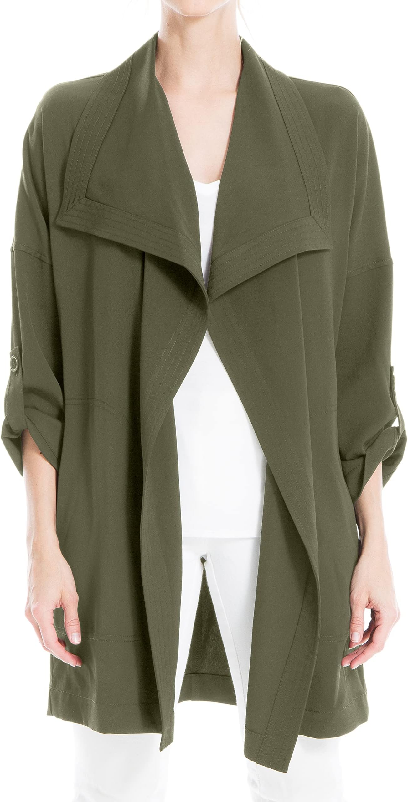 Max StudioWomen's Twill Long Coat