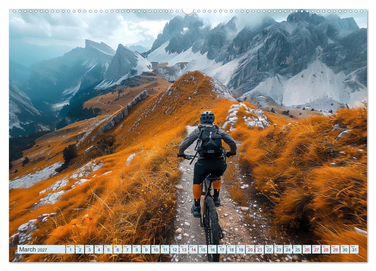 Epic Adrenaline Moments (Wall Calendar 2027 DIN A2 landscape), CALVENDO 12 Month Wall Calendar: Explore 12 thrilling sports from ice climbing to shark diving