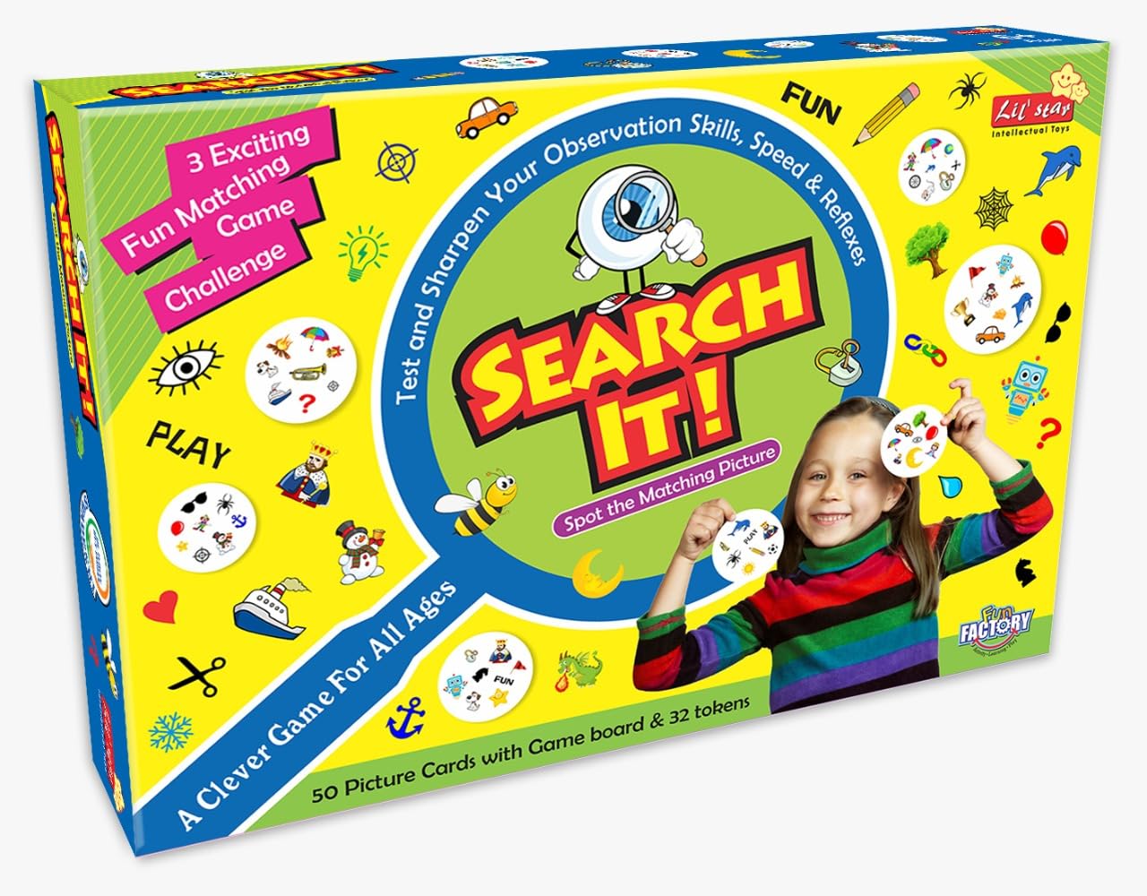 Fun and Educational Search It Board Game Toys for Kids, Adults, and Teens Ages 6+ Years (B0D9PFZ4DD) Amazon Price History, Amazon Price Tracker