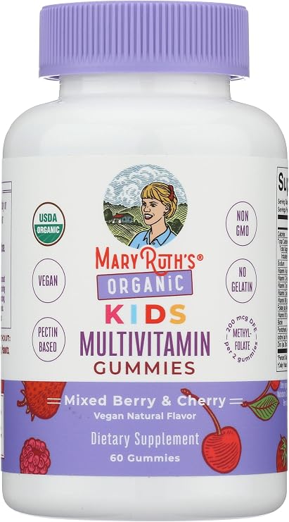 MARYRUTH'S Kids Vitamins | Multi | 2 Gummies a Day | 60 Count