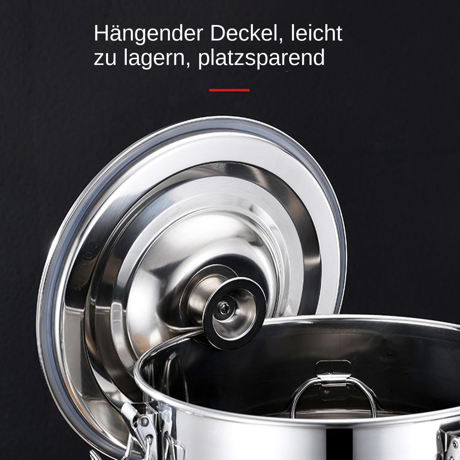 Generisch Edelstahl Ölfass | 5L/9L/14L Edelstahl Luftdichter Aufbewahrungsbehälter Mit Deckel | Küchenölbehälter,Für Milch Wein Mehl Kaffee