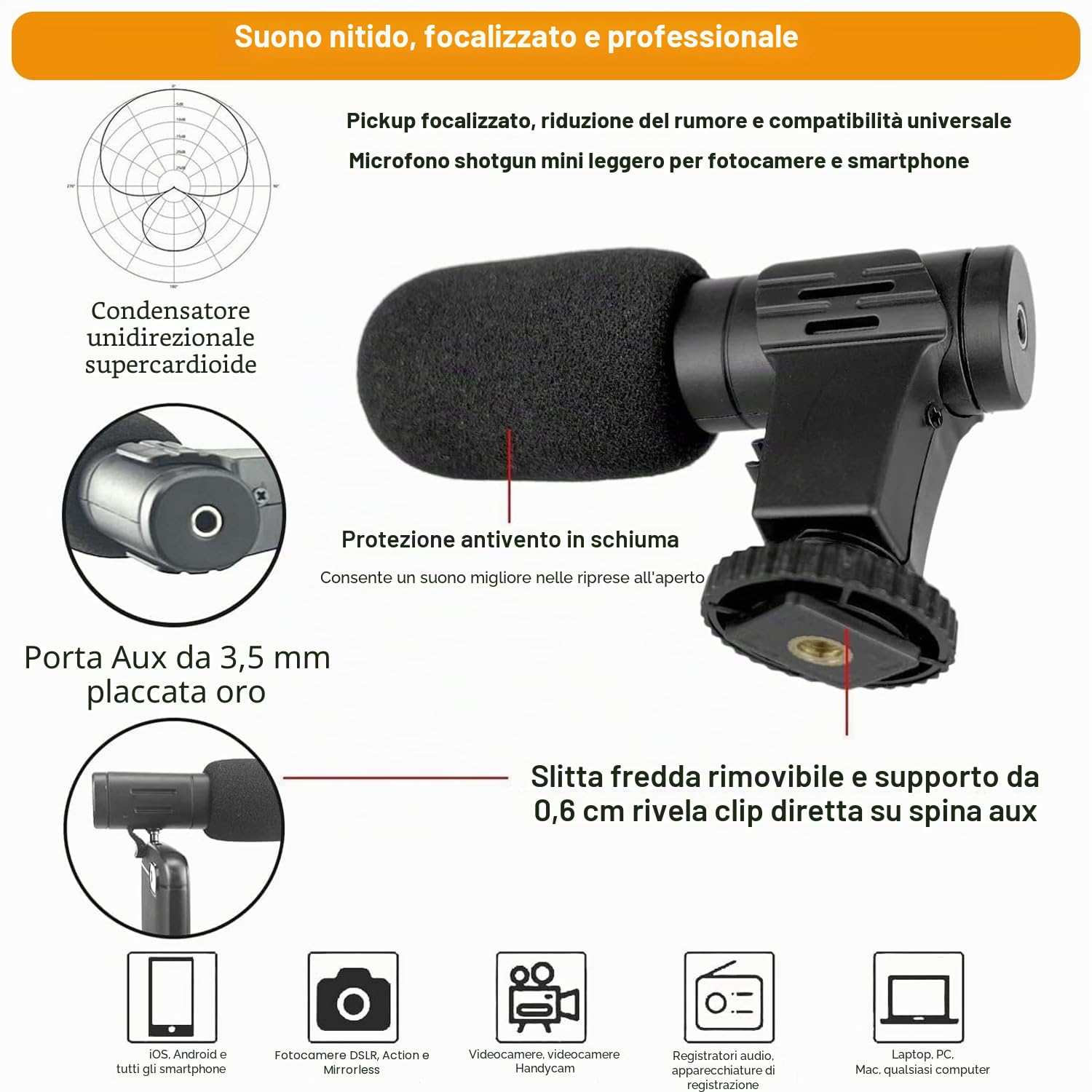 Kit di presa video Vlog professionale per smartphone e fotocamera: microfono, luce LED, treppiede regolabile, supporto telefono, ideale per YouTube, TikTok, Live Streaming, fotografia